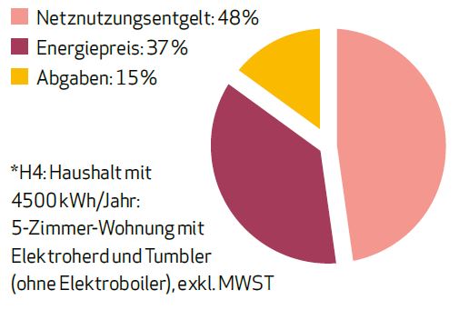 Die Komponenten des Strompreises für 2021