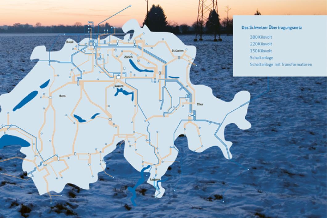 Übertragungsnetz der Schweiz