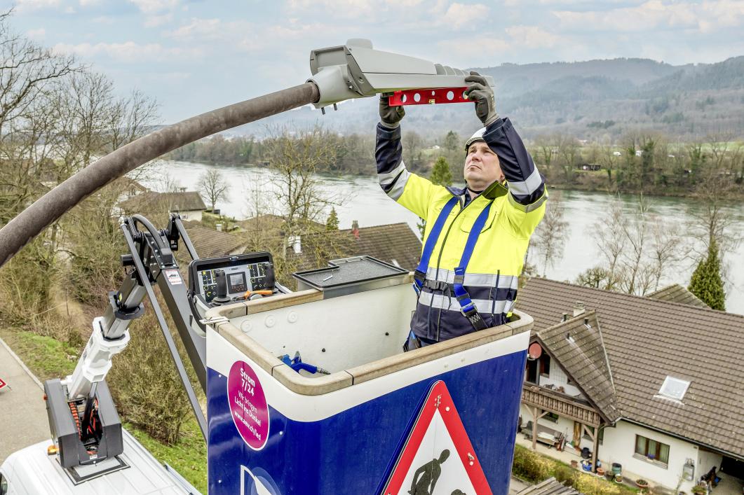 Nouvelles lanternes LED à Sisseln