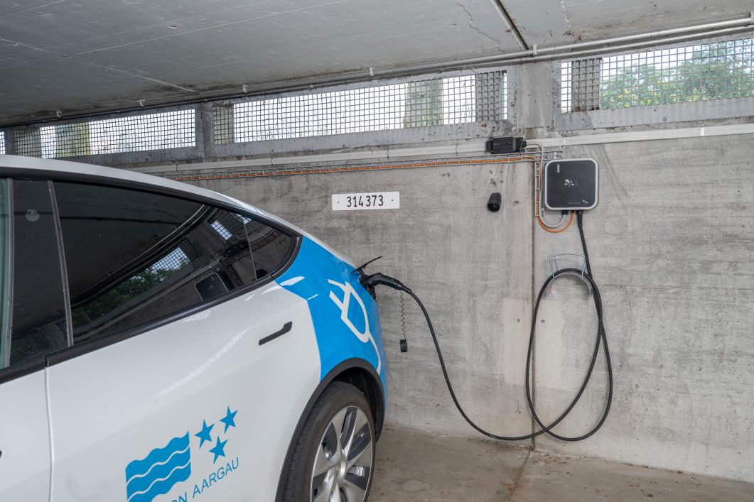 Solution de recharge pour véhicules électriques auprès du service des automobiles du canton d'Argovie