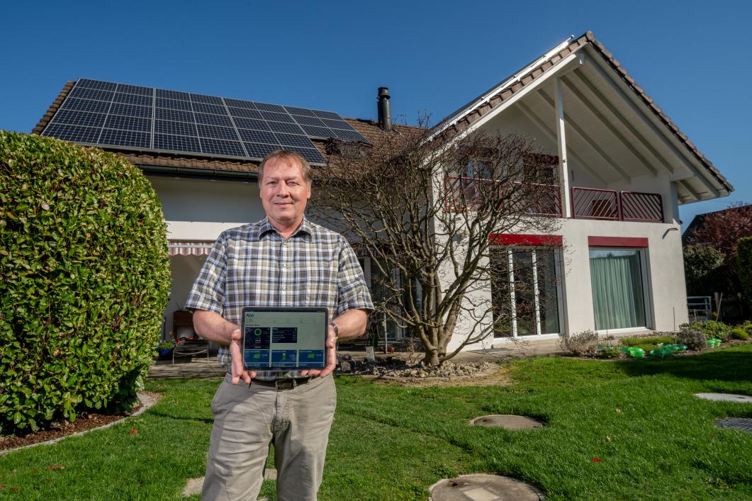 Jürg Burkhard est très satisfait d'AEW myHome