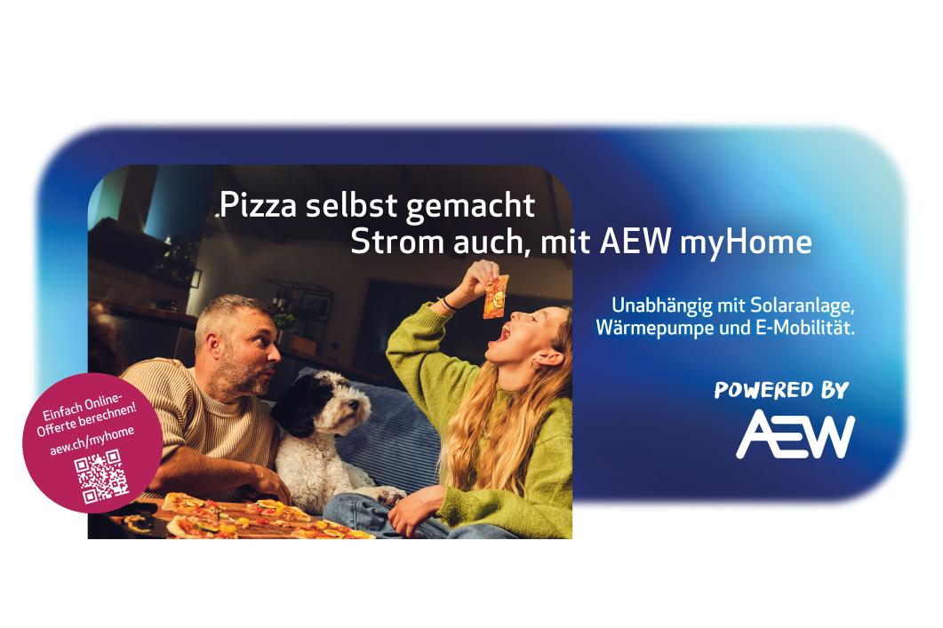 De l'électricité solaire pour la pizza - powered by AEW