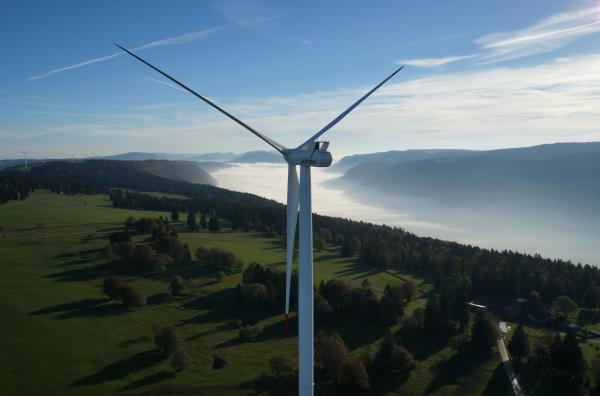 Windkraftwerk Juvent