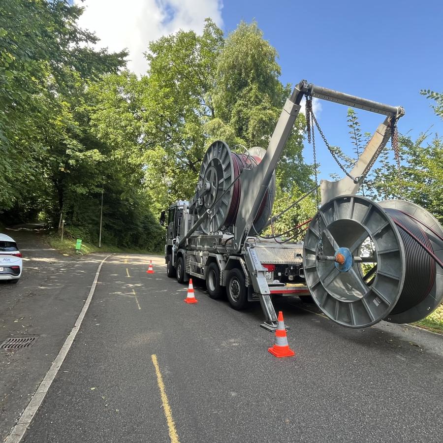 1306: Kabelzug 16 kV in Stein (Rütistrasse)