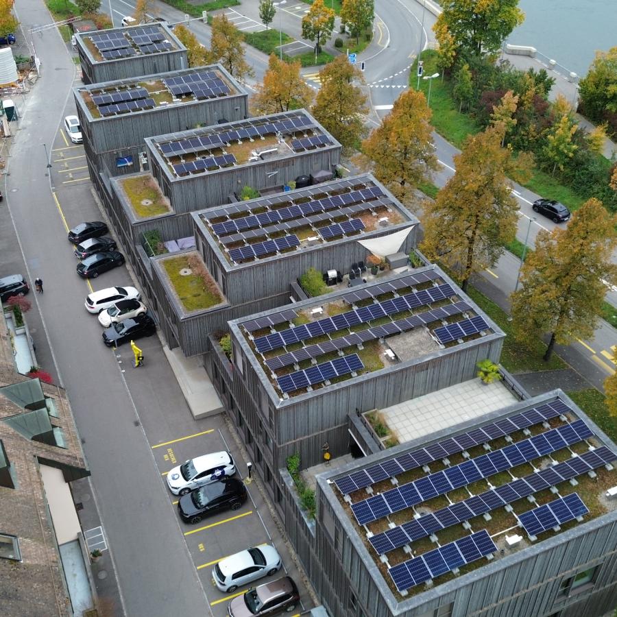 AEW myHome Projekt Bürogebäude Aarau (Photovoltaikanlage)