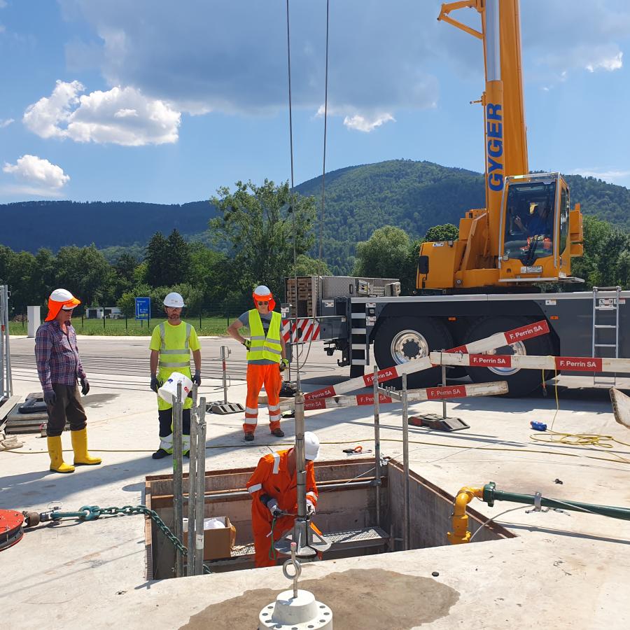 Foto zur Medienmitteilung «AEW investiert in Tiefengeothermie im Kanton Jura», Quelle: Geo Energie Jura
